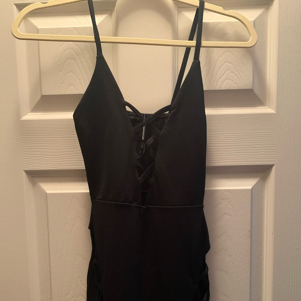 Prettylittlething Black Dress New
